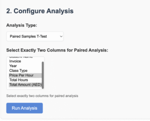T-Test & P-Value Calculator